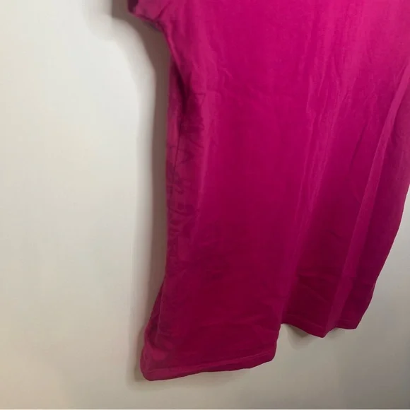 The North Face Pink Short Sleeve T-Shirt w/ Floral Side Design, Size Medium - Picture 6 of 9
